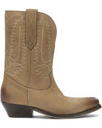 Golden Goose - "Wish Star" Cowboy Ankle Boots - Lyst