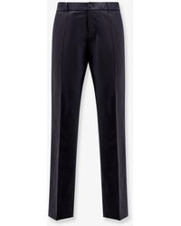 Moncler - Wool Blend Trousers - Lyst