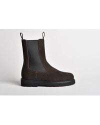 Henderson - Suede Leather Ankle Boots - Lyst