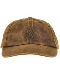 The Attico - Baseball Hat With Logo Embroidery - Lyst