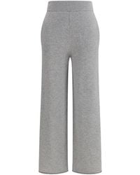 Max Mara Pure - Cashmere Pants Grigio Chiaro - Lyst