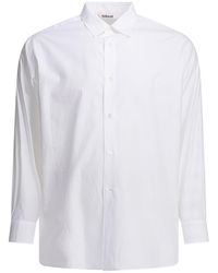 AURALEE - Finx Twill Casual Shirt - Lyst