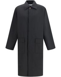 GR10K - Lab Virgin Wool-Blend Coat - Lyst