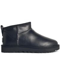 UGG - Classic Ultra Mini Leather Regenerate Boots - Lyst