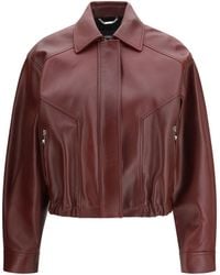 Versace - Leather Jacket - Lyst