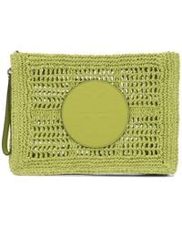 Tory Burch - Paper Straw Clutch Bag - Lyst