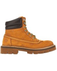 DSquared² - 'D2 Monogram' Nubuck Leather Boots - Lyst