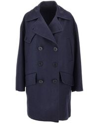 The Seafarer - 'Silence' Double-Breasted Coat - Lyst