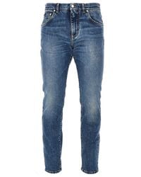 Dolce & Gabbana - Dolce&Gabbana Stretch Denim Slim Fit Jeans - Lyst