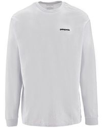 Patagonia - 'P-6 Logo' Long-Sleeved T-Shirt - Lyst