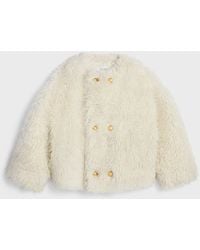 Celine - Virgin Wool Coat - Lyst