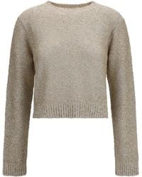 Brunello Cucinelli - Long-Sleeve Sequin Sweater - Lyst