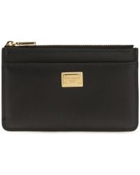 Dolce & Gabbana - Card Holder With Zip - Lyst