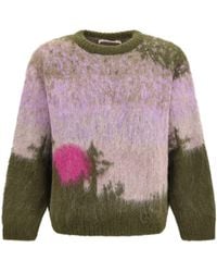 BAZISZT - Huanuco Alpaca Wool-Blend Sweater Khaki - Lyst