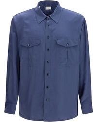 Saint Laurent - Toile 4812 Buttoned Shirt - Lyst