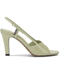 Miu Miu - "Ayers" Slingback Sandals - Lyst