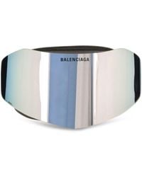 Balenciaga - Mirrored Ski Mask Sunglasses - Lyst