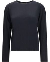 TOTEME - Long-Sleeve Cotton T-Shirt - Lyst