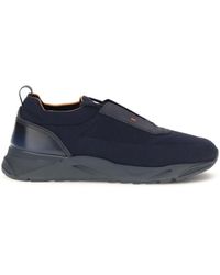 Santoni - Stretch Fabric Sneakers - Lyst