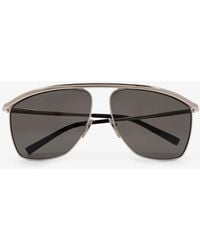 Saint Laurent - Metal Sunglasses - Lyst