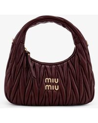 Miu Miu - Wander Matelasse Leather Shoulder Bag - Lyst