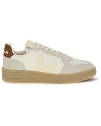 Veja - V-82 Leather Sneakers Pure Calcaire Cognac - Lyst