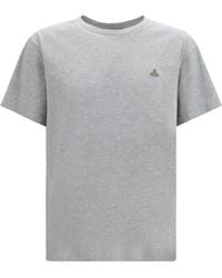 Vivienne Westwood - T-Shirt Classic Orb Cotton T-Shirts - Lyst