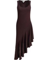 Alaïa - Asymmetrical Midi Dress - Lyst