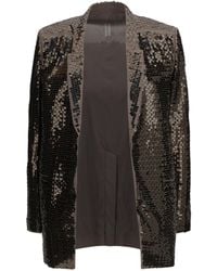 Rick Owens - Concordian Embroidered Single-Breasted Jacket - Lyst