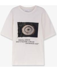 Oamc Peacemaker - Loose Fit Tshirt Landart 03 Print - Lyst