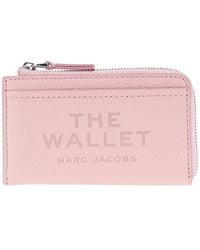 Marc Jacobs - Grained Leather Zip Wallet - Lyst