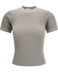 Rier - Short-Sleeve Ribbed T-Shirt - Lyst