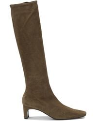 Alluminio - Suede Leather Boots - Lyst