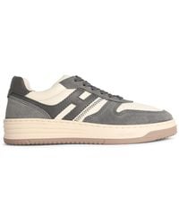Hogan - H630 Two-Tone Leather Sneakers - Lyst