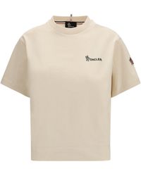 Moncler - Logo Cotton T-Shirt - Lyst