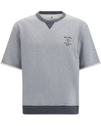 Brunello Cucinelli - T-Shirt Melange - Lyst