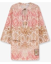 Zimmermann - Aster Shift Mini Dress - Lyst