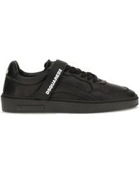 DSquared² - Leather Strap Sneakers - Lyst