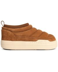 Moonboot - Park Suede Cognac Sneakers - Lyst