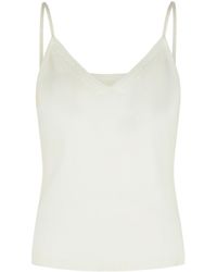 Lisa Yang - 'Nala' Cream Cashmere Tank Top - Lyst