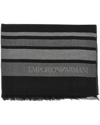 Emporio Armani - Viscose Modal Scarf - Lyst