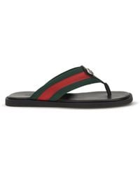 Gucci - Maverik Gg Interlocking Flip-Flop Sandals - Lyst