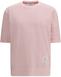 Thom Browne - 4-Bar Cotton Jersey T-Shirt - Lyst
