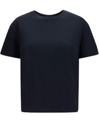 TOTEME - Classic Monochrome T-Shirt - Lyst
