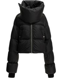 Rick Owens - Funnel Neck Short Down Jacket - Lyst
