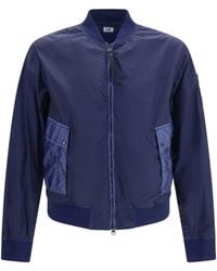 C.P. Company - Bi-Tm Mixed Lens Bomber Jacket - Lyst