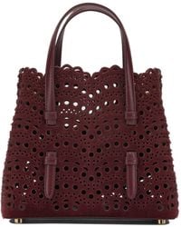 Alaïa - Alaia "Mina 20" Small Handbag - Lyst