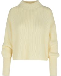 Closed - Alpaca Blend Sweater Ivory - Lyst