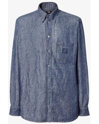 Fendi - Denim Shirt - Lyst