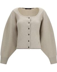 Jacquemus - Tempo Wool-Cashmere Cardigan Light - Lyst